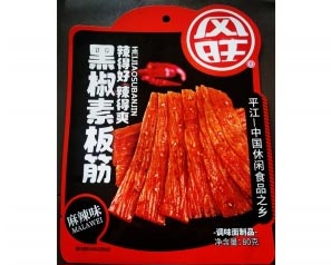 風(fēng)旺“黑椒素板筋”（麻辣味）